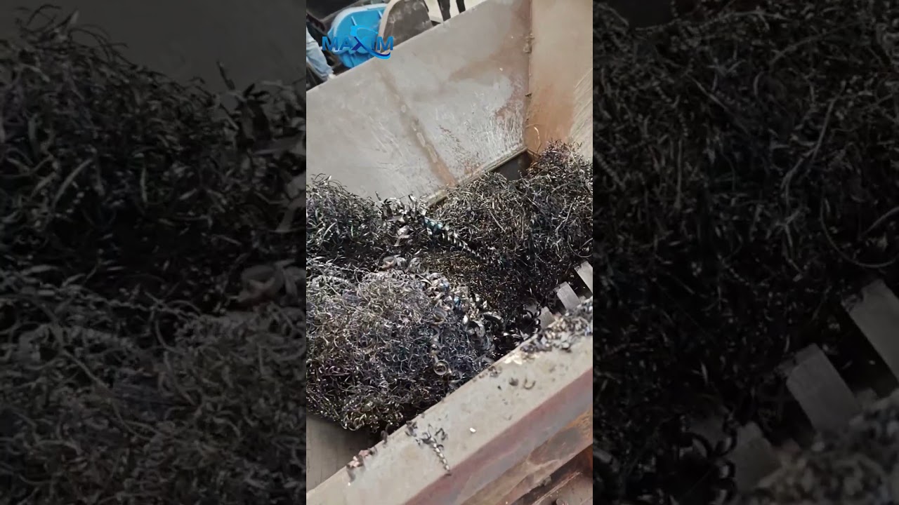Iron Chip Aluminium Chip Shredder Handles Metal Chips Easily