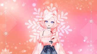 Dreamy Snowflakes Winter Animated Vtuber Stream Overlay
