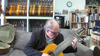 1988 Andrea Tacchi 10 String Classical Guitar Carcassi, Sor, Old Strings
