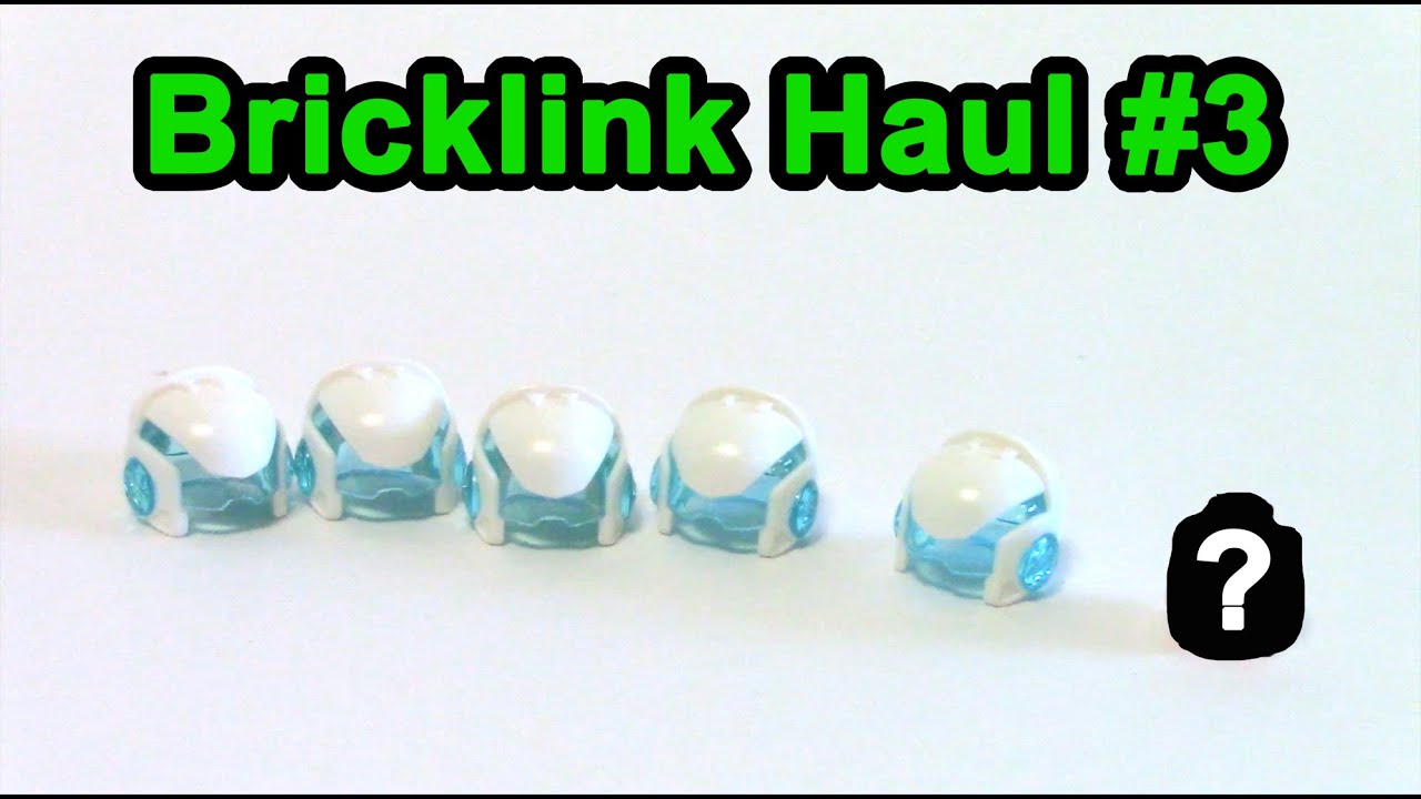 LEGO Bricklink Haul 3 Awesome Space Helmets! YouTube