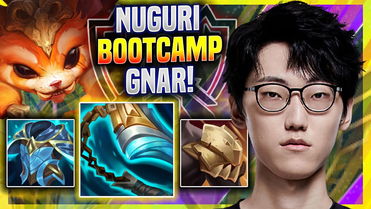 NUGURI TRIES HIS ICONIC GNAR IN EUW SOLOQ! *WORLDS BOOTCAMP* - FPX Nuguri Plays Gnar TOP vs Jayce!