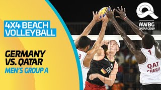 Beach Volleyball 4x4 - Germany vs Qatar | Men's Group A Match | ANOC World Beach Games Qatar 2019 screenshot 1