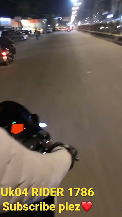 At Night Khali Mane nikali Gadi #trending #ktm #uk07rider #reels #yamaha