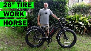 KINGBULL Hunter 20S E-bike Review (Great Hunting, Fishing, Camping  26" Tire Bike)