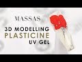 3D MODELLING PLASTICINE UV GEL . RED