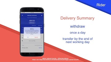 How to use MilkRun as a Rider - Delivery Summary