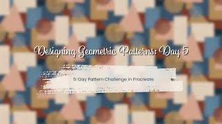 5-Day Pattern Challenge in Procreate: Designing Geometric Patterns, Day 5