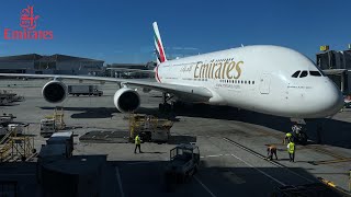Download Lagu (4K) TRIPREPORT | EMIRATES (PREMIUM ECONOMY) | Los Angeles - Dubai | Airbus A380-800  MP3