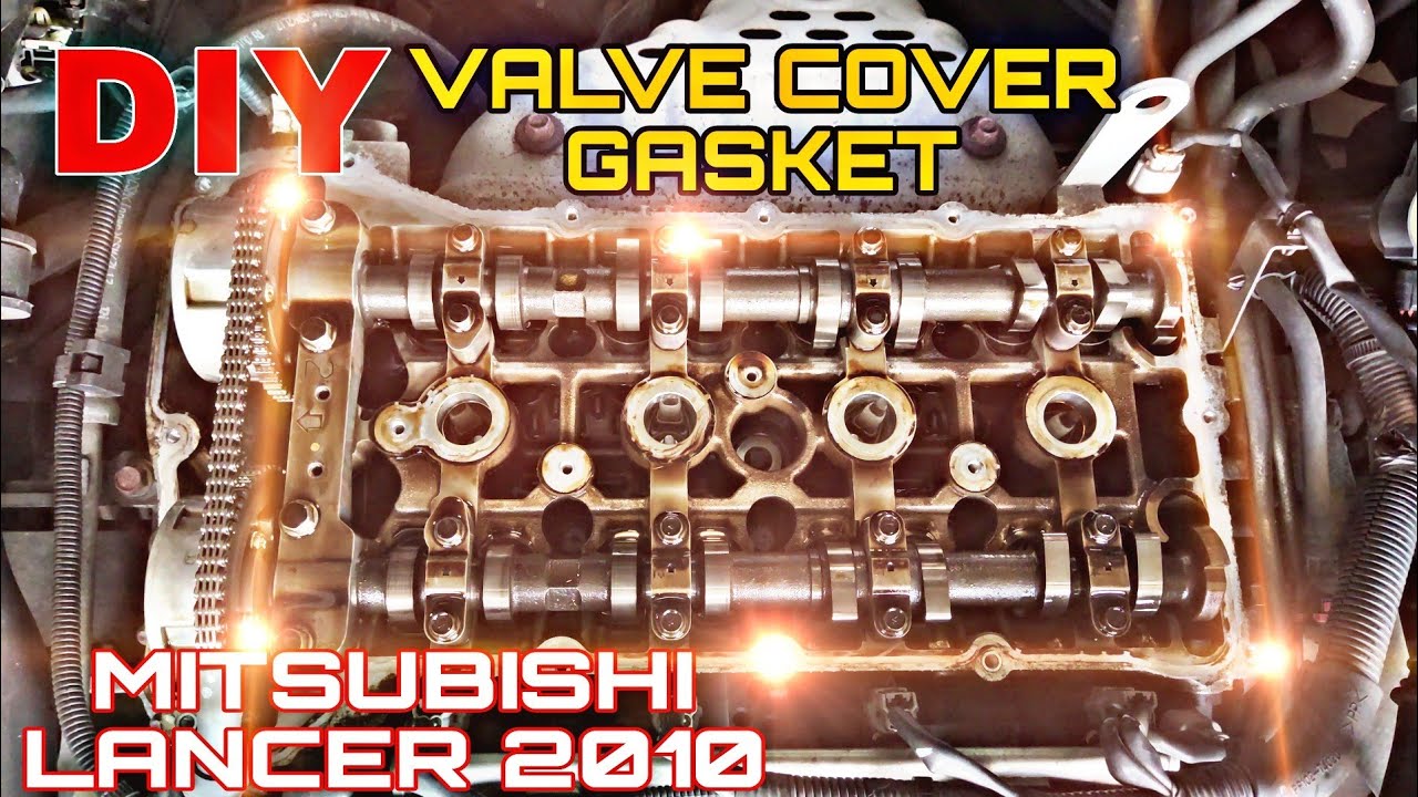 DIY, How to Replace Valve cover Gasket, Mitsubishi lancer 2010, 2/7