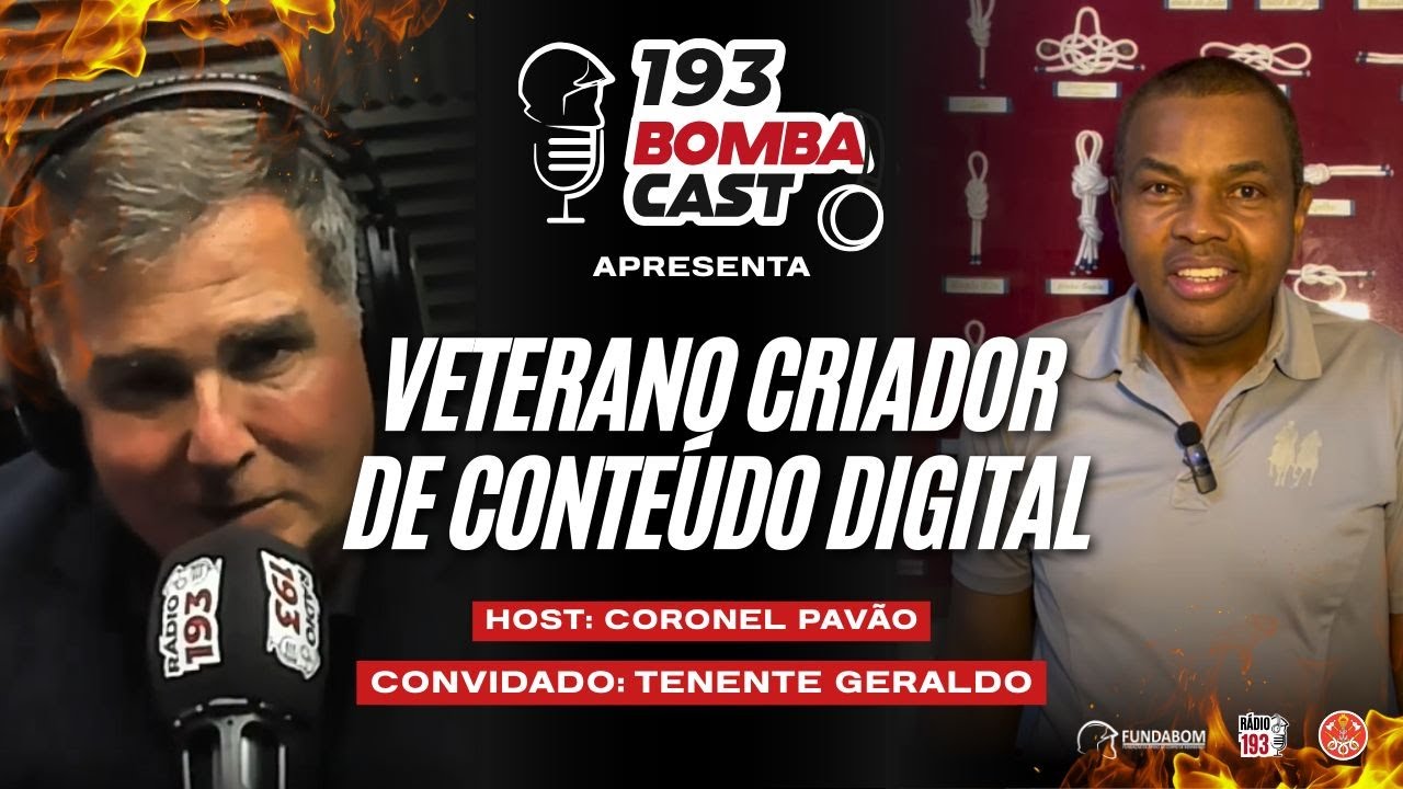 AO VIVO: Bombeiros Veterano Criador de Conteúdo Digitals (#237)
