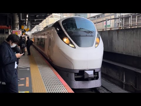 【ジョイント音最高！】E657系ｶﾂK17編成が特急ときわ58号として新橋駅1番線を通過するシーン（58M）2022.11.9〜オマケに東海道新幹線の通過シーン付き〜
