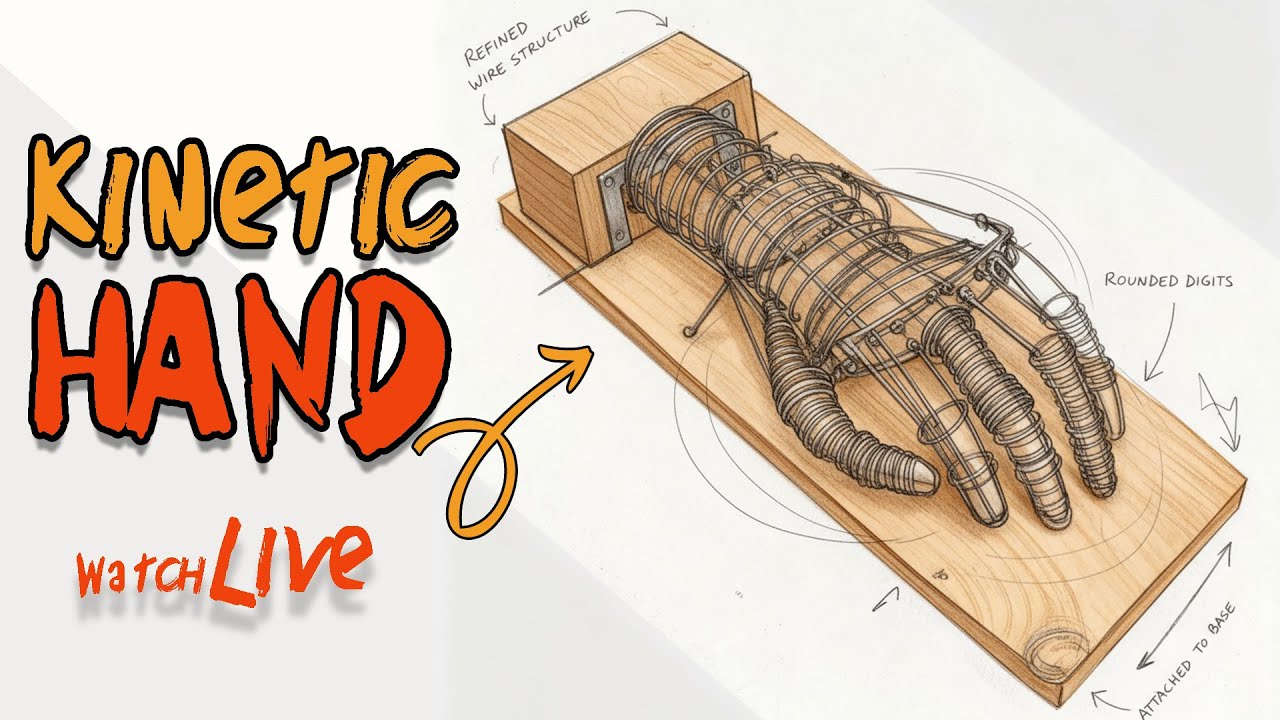 I Tried to Build a Mechanical Hand: Watch It Come Alive in Real Time!
