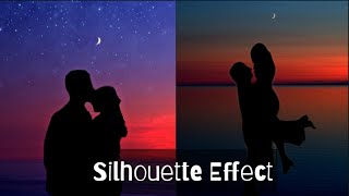 Silhouette Effect using Picsart || Aesthetic Picsart editing tutorial. @AestheticSadAF screenshot 3