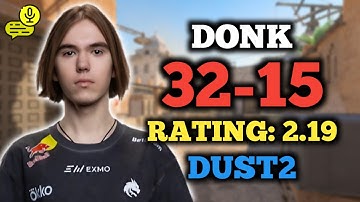 DONK (32-15) RT: 2.19 | EU FACEIT (DUST2) +VOICE | CS2 POV