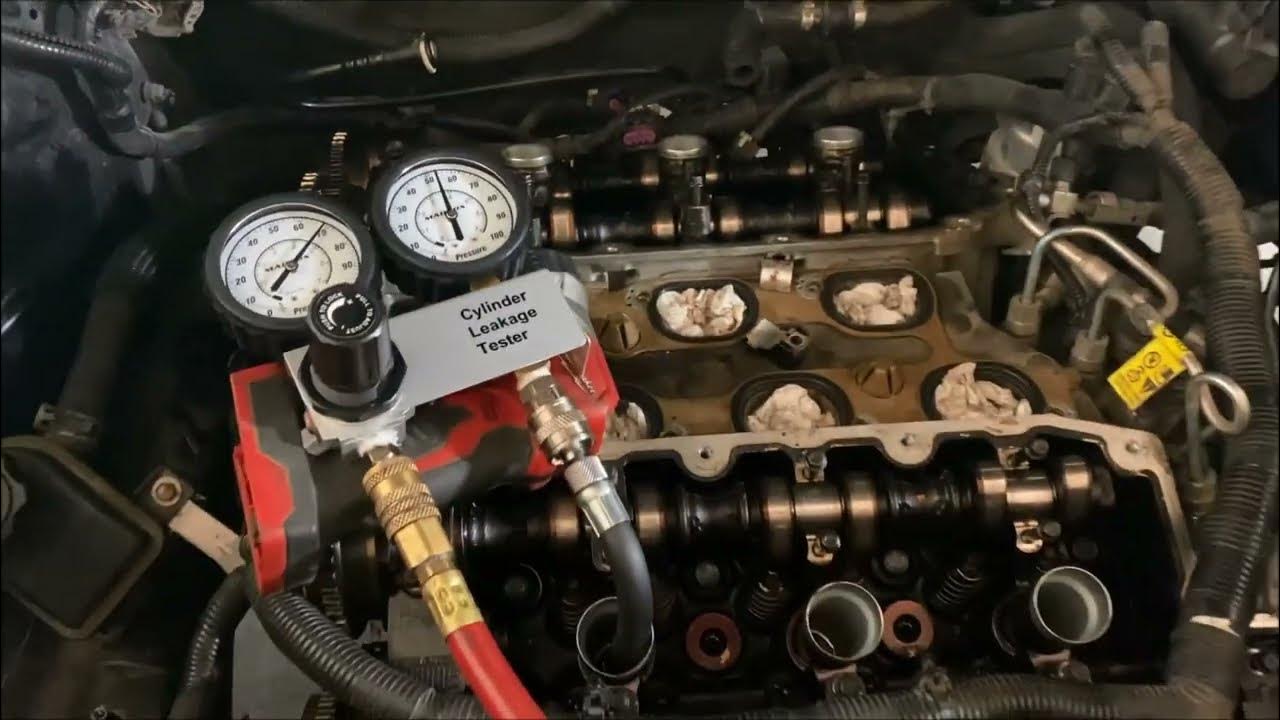 General Motors 3.6 Engine Leak Down Test After Timing Chain Broke