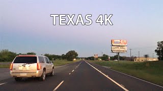 Texas 4K - Sunrise Drive - Scenic Drive - USA