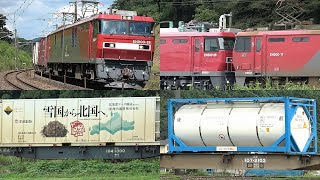 東北本線貨物列車(無動力回送あり)・18本 Japanese Freight Train