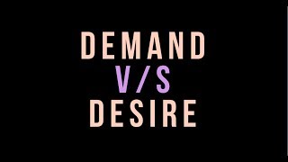 Difference between Demand and Desire - Micro Economics (Demand v/s Desire)