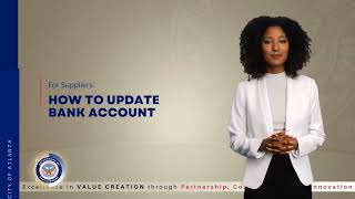 TRAINING VIDEO: "How Suppliers can update their Bank Account"