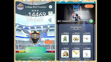 Ninjask Level 3 Raid Boss - Solo Battle w-4 Unique