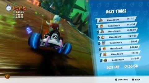 CTR NF: Thunderstruck Dev Time Trial