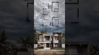 Kerala Contemporary Home plan with Exterior 4 BHK🏡✨ #design #houseplan #home #2555