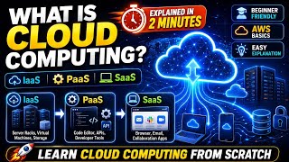 What is Cloud Computing? Explained in 2 Minutes | IaaS, PaaS, SaaS | AWS Basics