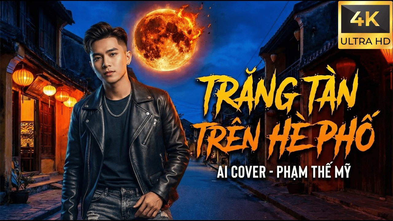 HAY QUÁ!!! - TRĂNG TÀN TRÊN HÈ PHỐ(Phạm Thế Mỹ) - AI Cover SIÊU HAY! #TRAMNHACKYUC-R