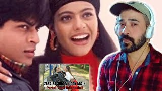 REACTION ON |Zara Sa Jhoom Loon Main PARODI Versi Indonesia - Vina Fan || DDLJ SRK Kajol