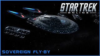 Sovereign Class Flyby - Star Trek Online Ships