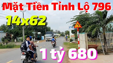 [Đã Bán] đất 14x62 mặt tiền Tỉnh lộ 796 giá rẻ gần ngã tư Long Vĩnh huyện Châu Thành tỉnh Tây Ninh