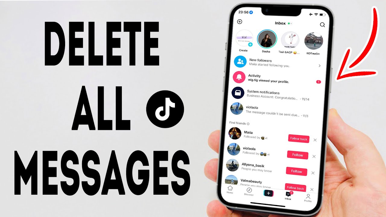 how-to-delete-all-tiktok-messages-at-once-full-guide-youtube