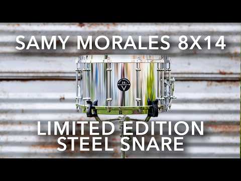 S*u様 【手渡し限定】DMS Valium Model Simmons Samy Limited 8x14 Steel Snare Demo - YouTube