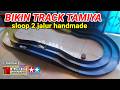 BIKIN TRACK TAMIYA SLOOP ❓ JEMBATAN 2 JALUR DIY 😲😎🏁 [part 9]