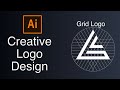 Letter logo in Adobe Illustrator