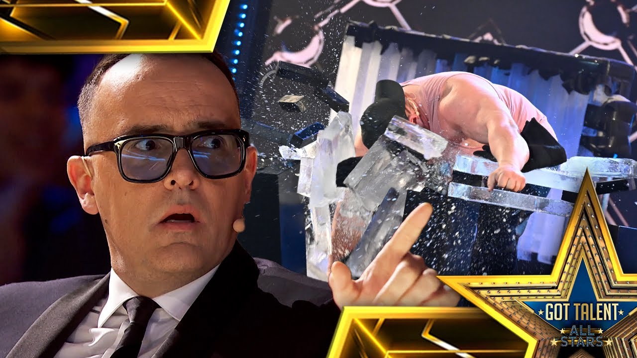 ICE MAN destruye el escenario y ASUSTA al JURADO | Audiciones 02 | Got Talent: All-Stars 2023