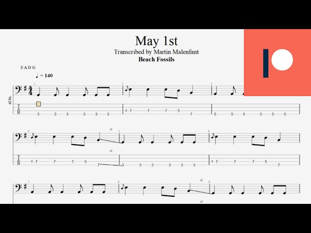 Beach Fossils May 1st Bass Tab Chords Chordify
