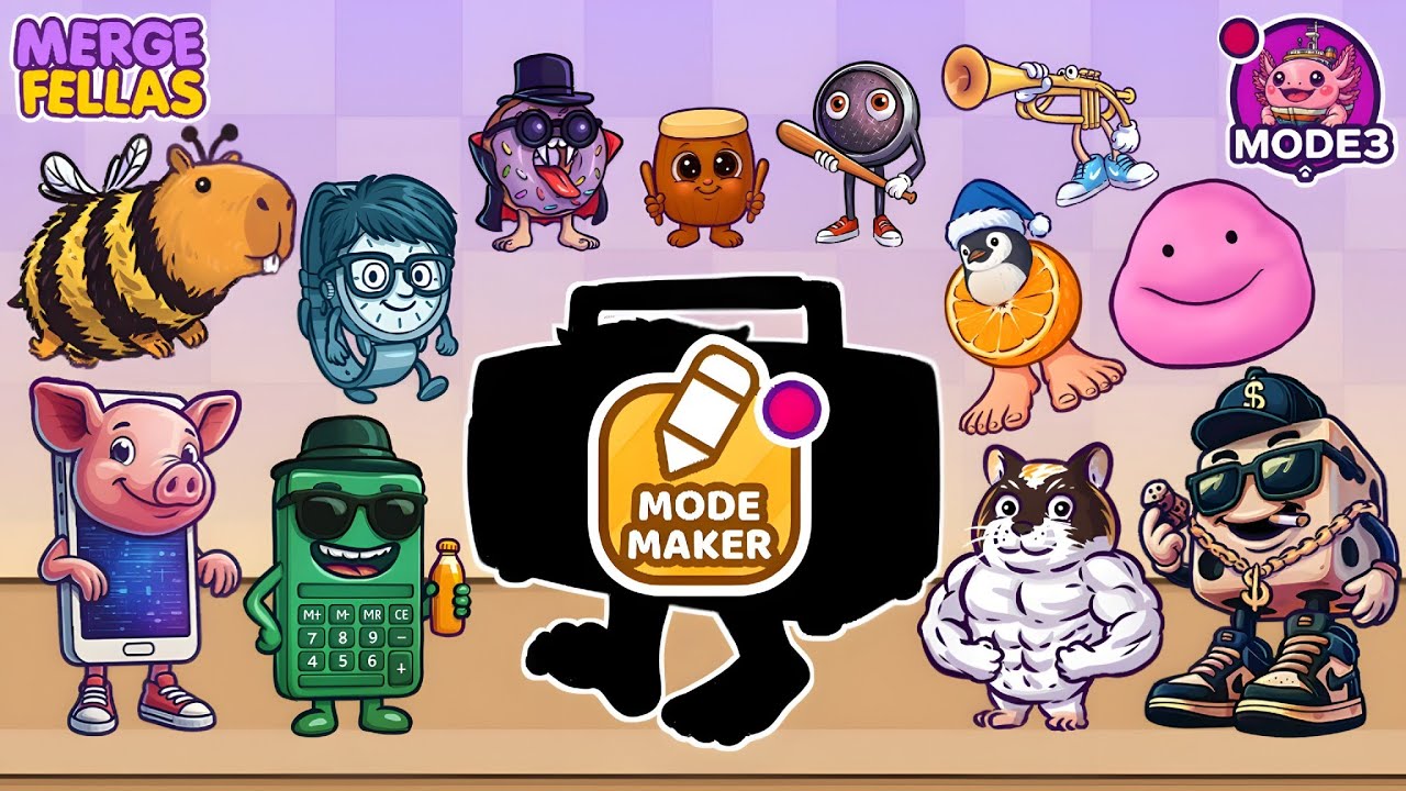 Merge Fellas Italian Brainrot 26 Maker Mode 3 Gameplay | NEW MODE – Reaching Max Level