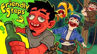 CO-OP BABY STEPS... (Kill me) | Friendly Steps (w/ H2O De...