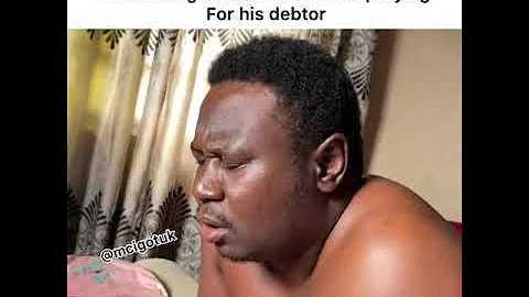 When an Igbo business man is praying for his debtors 😂😂