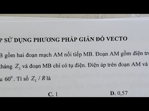 Video Chữa Bài Tập RLC Bằng Phương Pháp Giản Đồ Vecto Thần... - youtube
