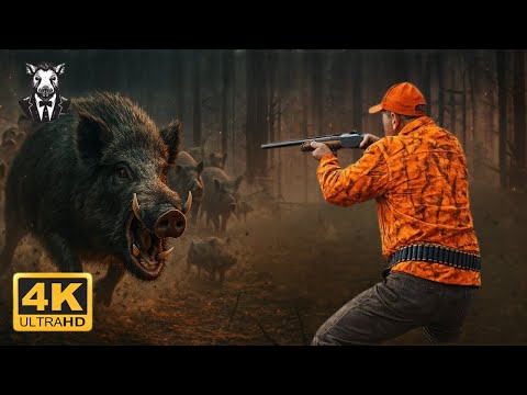 Shocking Wild Boar Attack Hunter Fights A Giant Wild Boar Part 2 Boarhunting Hunting 