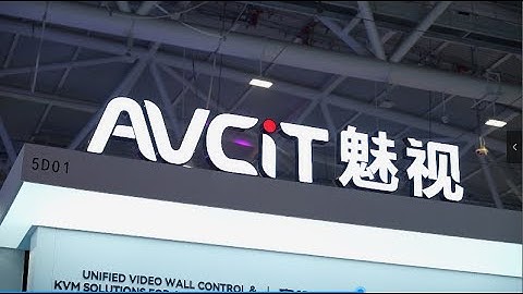Visualized & Interactive Video Wall Control over IP powered by AVCiT