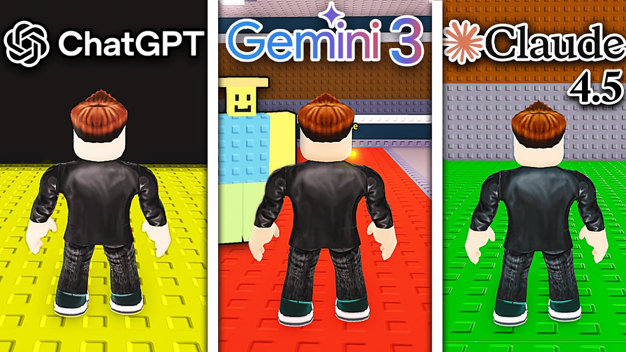 ChatGPT vs Gemini vs Claude Make Roblox Steal A Brainrot