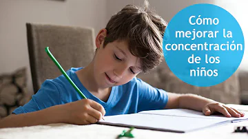 ¿Cómo puedo ayudar a mi hijo de 5 años a concentrarse?