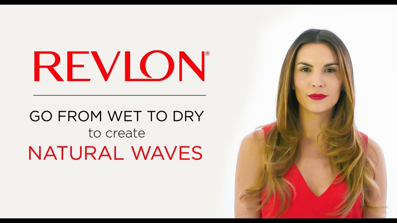 Natural waves hair tutorial with REVLON Salon OneStep YouTube