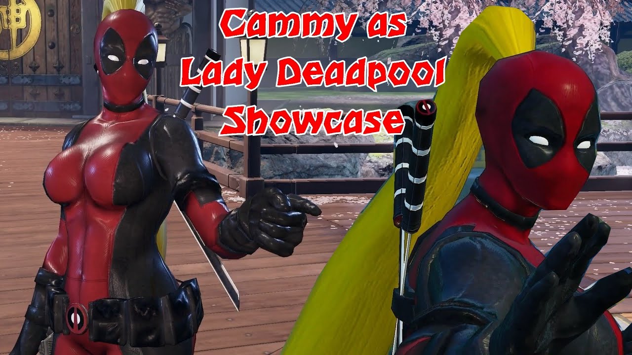 Cammy as Lady Deadpool Mod - Story Showcase  | SFV Shadow Falls Story Mode | SFV Cammy Mods
