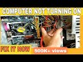PC Not Turning ON | CPU Not Starting | Fix It Yourself | Power ON Problem!!