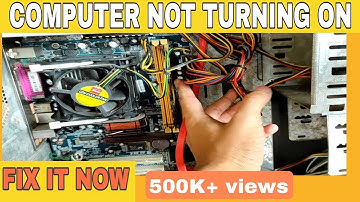 PC Not Turning ON | CPU Not Starting | Fix It Yourself | Power ON Problem!!