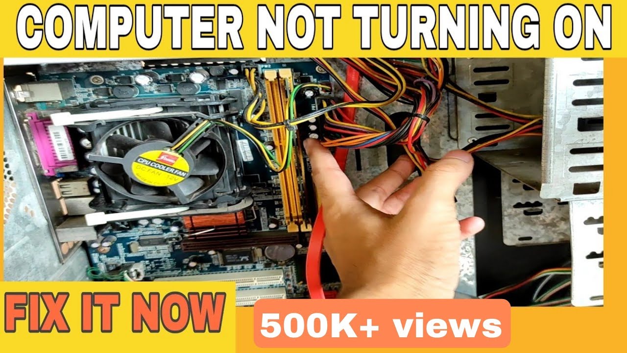 PC Not Turning ON | CPU Not Starting | Fix It Yourself | Power ON ...